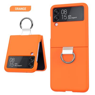 Applicable Model Galaxy Z Flip3 5G Smartphone Cover With Metal Ring Holder