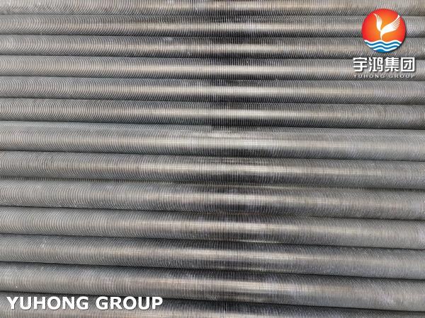 Corrosion Resistance Aluminum Steel Extruded Fin Tube ASTM A269 For Copper Pipe Boilers