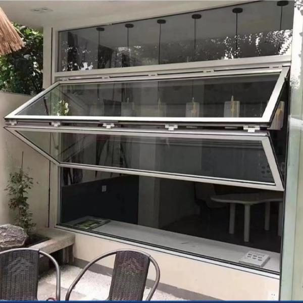 Ventanas de aluminio de vidrio doble templado para aplicaciones versátiles