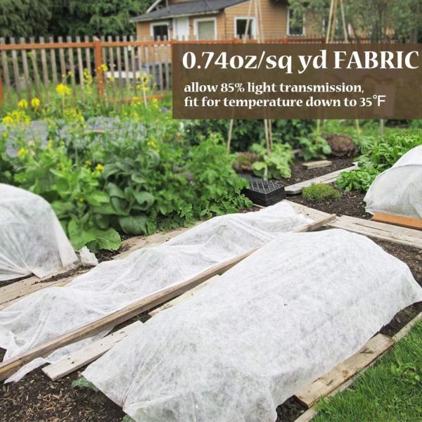 Plant Freeze Protection Covers 32 x 47 Inch Winter Shrub Cover Tree Frost Blanket Drawstring Winter Frost Prote