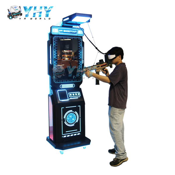 VR Shoot Machine Gun Fighting Game Dynamic Motion Platform for Amusement Park Game Center