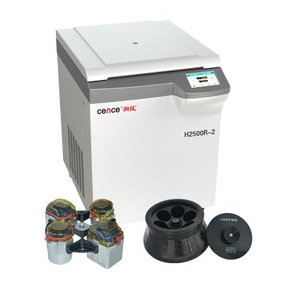 Rotores médicos do ângulo do centrifugador H2500R-2 25000rpm para os tubos de 1.5ml 10ml 50ml 250ml 500ml 1000ml