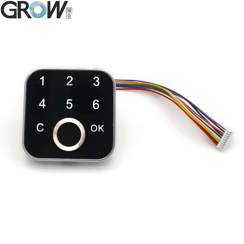 Плата управления доступом GROW K219-B+G16 DC12V с паролем администратора/пользователя, отпечатками пальцев и 6 реле для системы контроля доступа к дверям