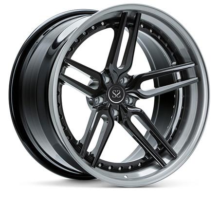 18 Inch 24 Inch 3 Piece Forged Wheels Deep Lip Concave