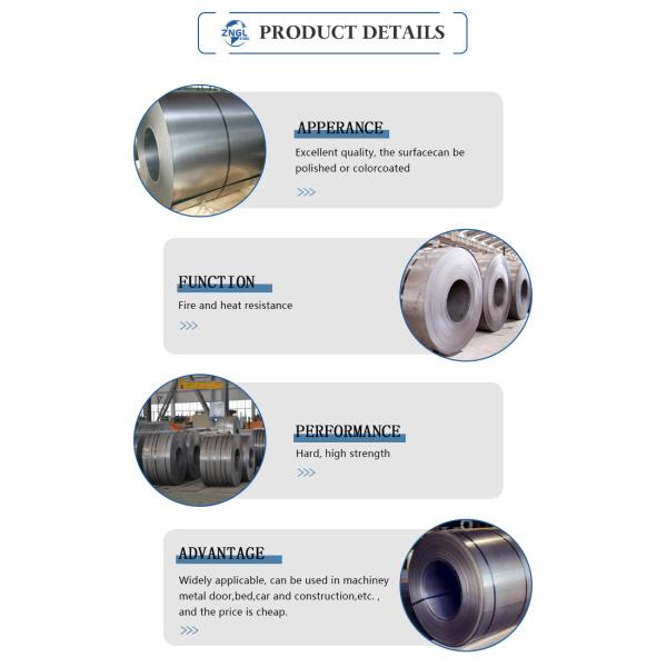 Горячая оцинкованная катушка из углеродистой стали катушка из нержавеющей стали SS 400 Q235B A36 St37 6 мм
