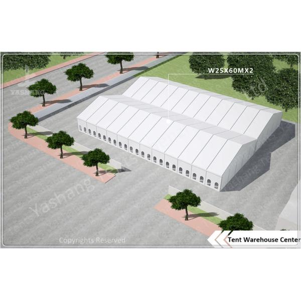 Industrial Storage Tents Buildings Temporary Warehouse Structures with UV Resistance