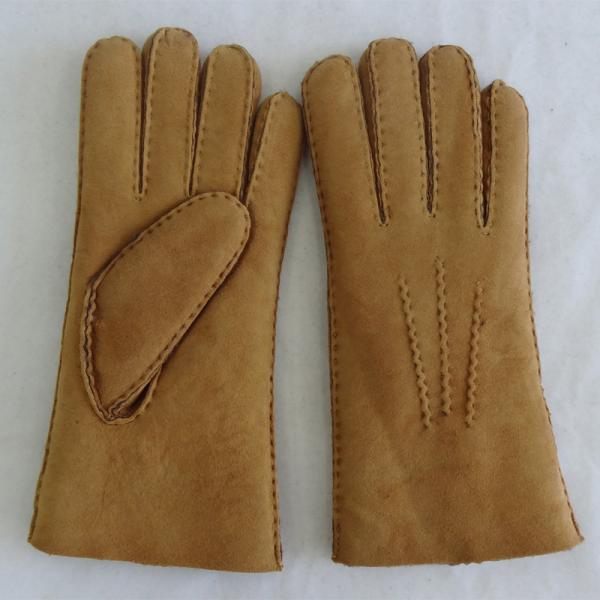 Sheepskin Merino Lamb Fur Lined Leather Shearling Gloves