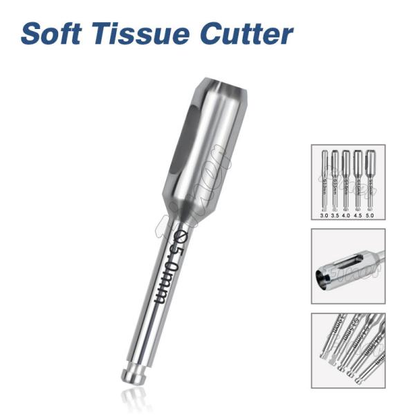 Cortador de tecidos moles Profundidade Marcada Trefina Furação Corte Implante Dental Furação Cirúrgica