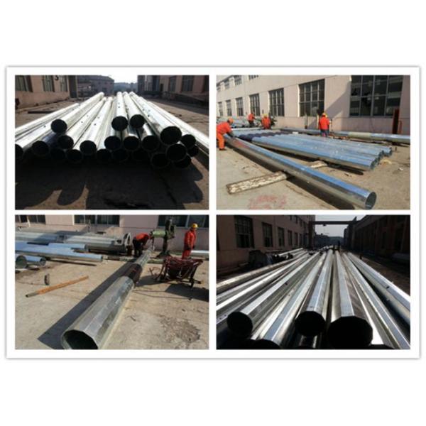50FT 60FT Electrical Power Pole with Minimum Yield Strength of 235n/mm2