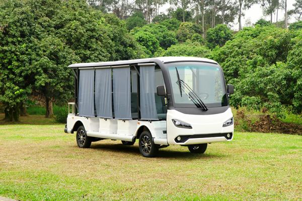 EcoGolf Shuttle Bus 8 Passenger With 72V Lithium Ion Battery For Leisure Tours