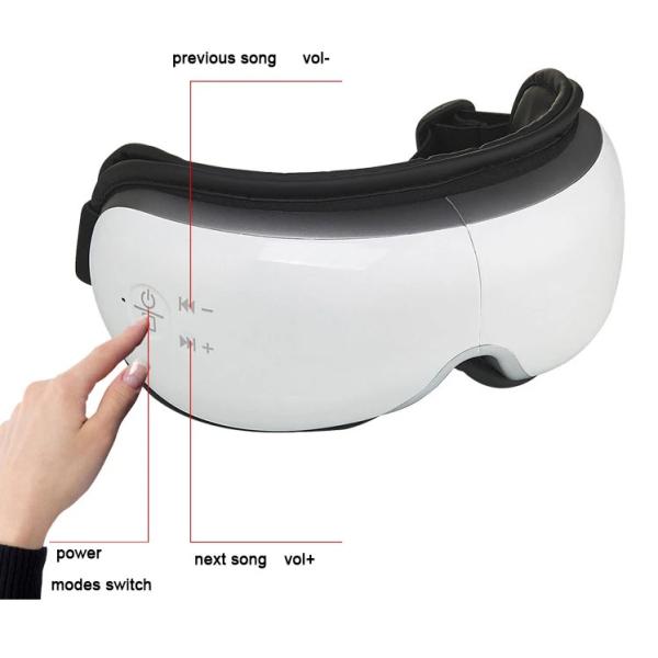 Musical Function Electric Massage Smart Air Pressure Warm Heated Vibration Eye Massager