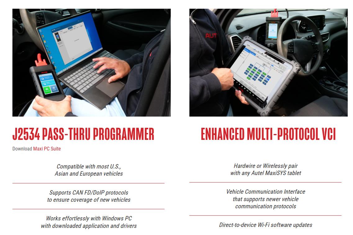 2024 Autel MaxiFlash XLink J2534 Инструмент Удаленный эксперт ECU Программирование Устройство Работа с ПК
