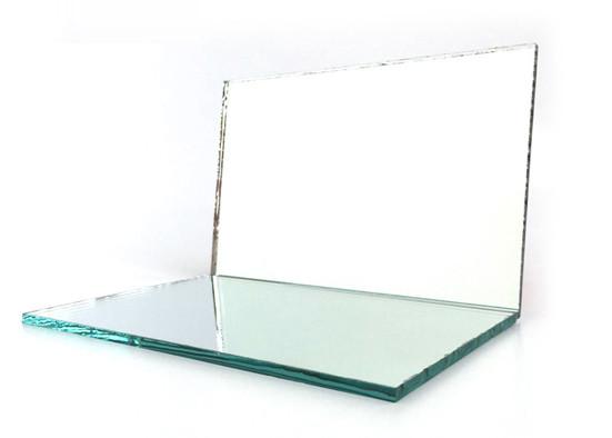 Fashion Silver Bathroom Wall Mirror , Copper Free Big Silver Wall Mirrors