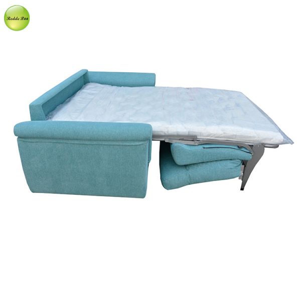 Modern Linen fabric foldable sofa bed with mattress Living Room Sofa Convertible Sleeping Folding Sofa Bed For Saving-Space
