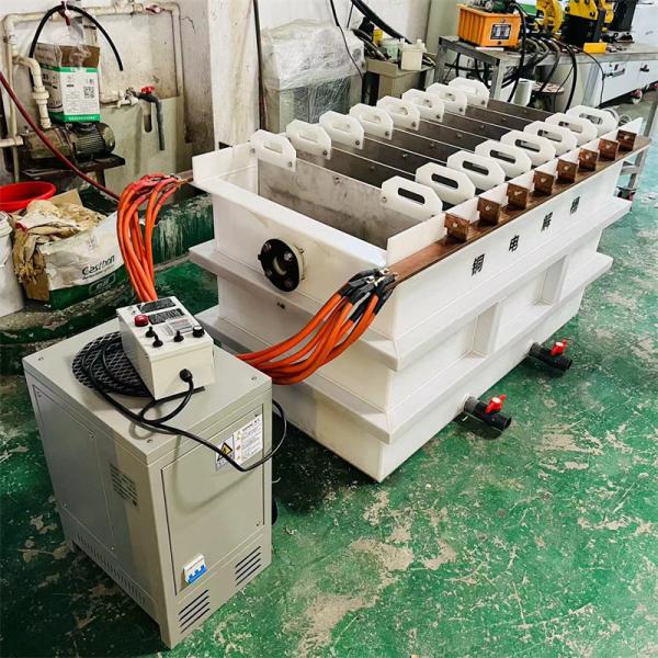 Equipamento eletrolítico de cobre de 50 kW controlado por PLC para produção de ácido sulfúrico