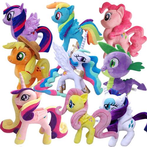 8 inch Cute and Lovely Cartoon Plush Toys My Little Pony  Family Collection Plush Toys