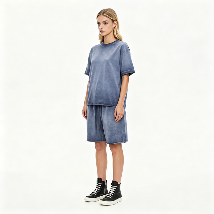 Solid Wash 100 Cotton T Shirt Minimal Oversized Cotton Tee 100% Pure Cotton