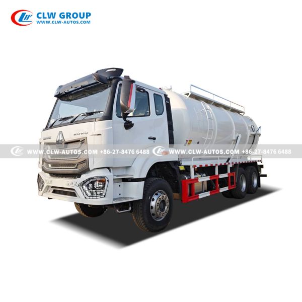 Sinotruk HOWO NX 20m³ Right-Hand Drive Sewage Suction Truck with Corrosion Resistant Vacuum Tanker for Municipal Waste
