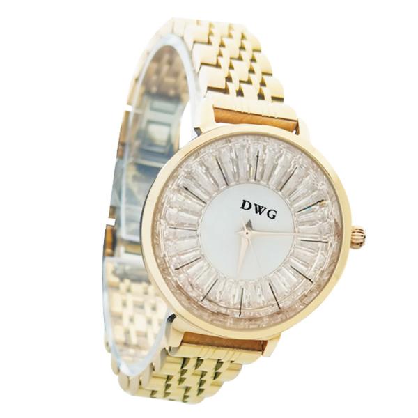 IP gold plating Ladies Waterproof Wristwatch Womens Fashion Watch