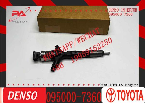 Inyector de unidad de combustible de venta en caliente 095000 7360 095000 7360 Inyector de tren común 095000-7360 para Toyota