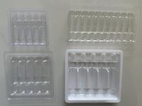 Emballage en plaquette pour l' eau d' injection de médicaments 1 ml 2 ml 5 ml 10 ml plaquette pour ampoule en PET personnalisation