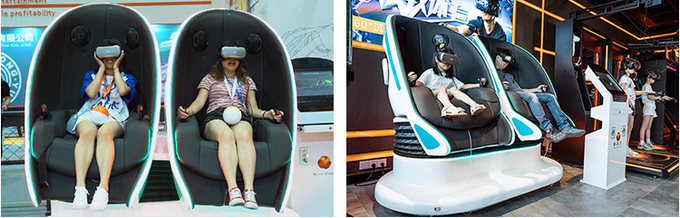 Торговый центр 9D Egg Chair Ролик-костер Симулятор виртуальной реальности Игровой автомат Динамические места