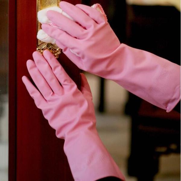 EN420 Household Kitchen 30g Rubber Dishwashing Gloves