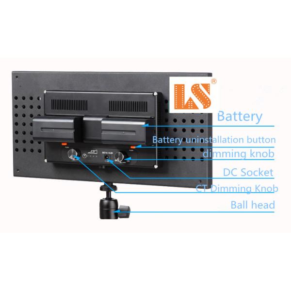 Alluminum Alloy Housing LED Photography Lights Portable 3200K - 5600K 52.56 Watt