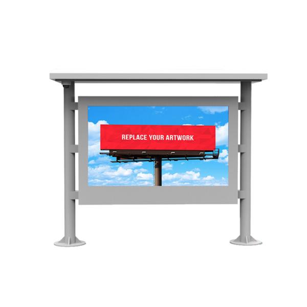 2500 Nits 700W 72 Outdoor Lcd Display Totem  For Bus Station
