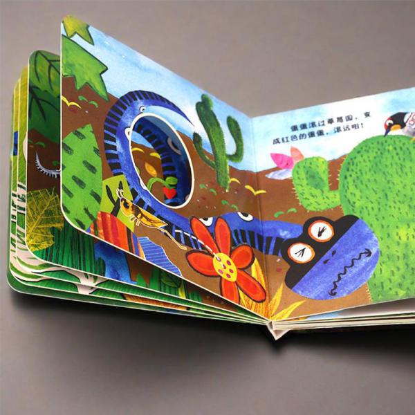 Bulk Manufacture Full Color Environmental Soy Bean Ink Printing Custom Board Flap Books