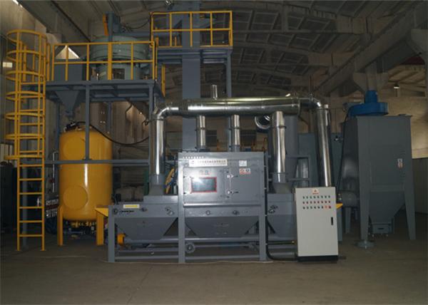 Titanium Plate Pressure Sand Blasting Cabinet , 16 Pcs Gun Abrasive Blast Systems
