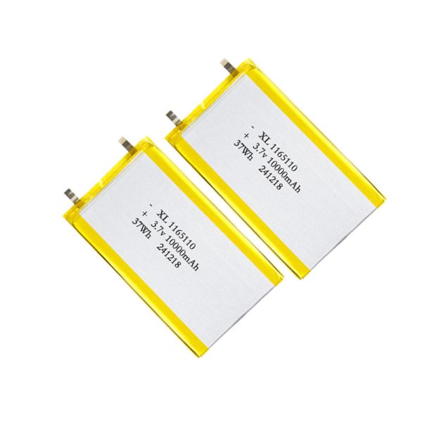 Wholesale High Energy 3.7V 10000mah Rechargeable Semi-solid State Polymer Lithium Battery 1165110 Pouch XL Brand 500 Cycles