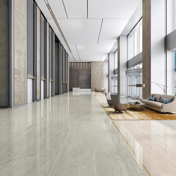 36 » rectangle de tuile de marbre du Plein-corps *72 couvre de tuiles l'Usage-résistance de marbre de Grey Floor Tile Prevent Slippery de tuile de porcelaine de regard