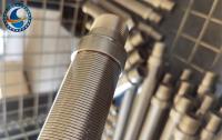 316l 38mm Diameter Wound Stainless Steel Wedge Wire Screen With Dn25 Male Threaded