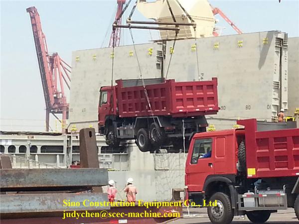 Motor de mineração 336hp do caminhão basculante WD615 da construção da roda de Tipper Trucks 10