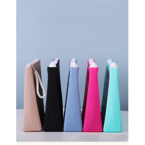Waterproof Customized Color Silicone Makeup Bag for Cosmetic Customized and Durable