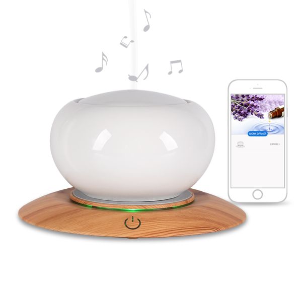 High Quality Humidifier Aromatherapy Essential Oils Humidifier Smart App Control Music Ceramic Porcelain Aroma Diffuser