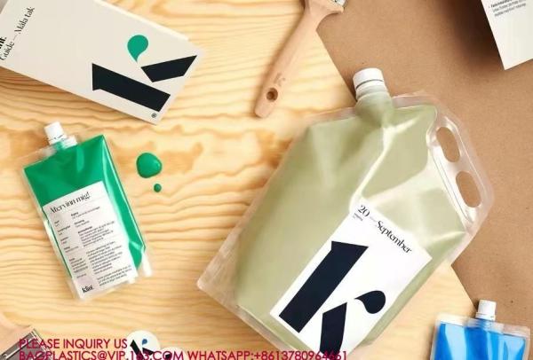 100ml 250ml 500ml 800ml Stand Up Liquid Water Doypack Bag Spout PouchJuice Sauce Drink