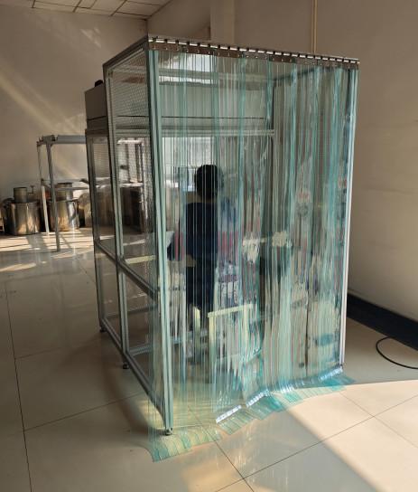 20% 30% Fresh Air Supply Clean Room Booth with Stainless Steel / Galvanized Steel and 99.99% 0.3um Filter Efficiency