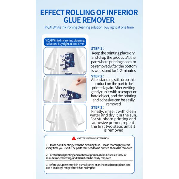 DTF Garment Print Removal Solution
