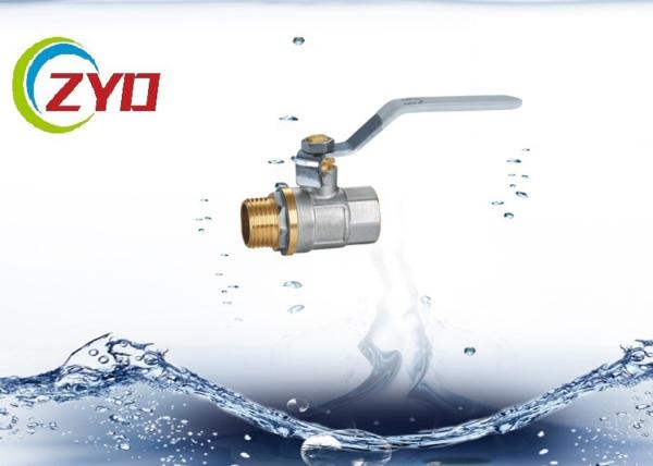 Forged Brass Bronze Ball Valve , 1 / 2” - 4” Threaded Bonnet Brass Water Valve