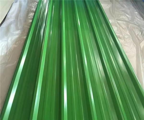 26 Gauge X 914mm AA3003 / 3004  Corrugated Ral Color Pre Painted Aluminum Sheet For Roofing And Wall Cladding Material