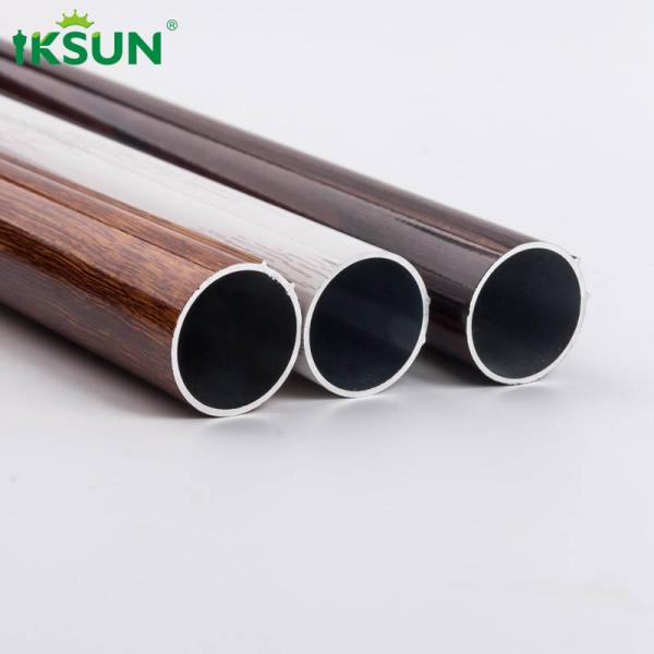 Aluminium 6063 T5 Decorative Double Curtain Rods For Decoration