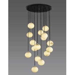 Спиральная современная кристаллическая люстра Зал длинный флеш монтаж люстры освещение кристаллический блеск Led L'Escalier огни