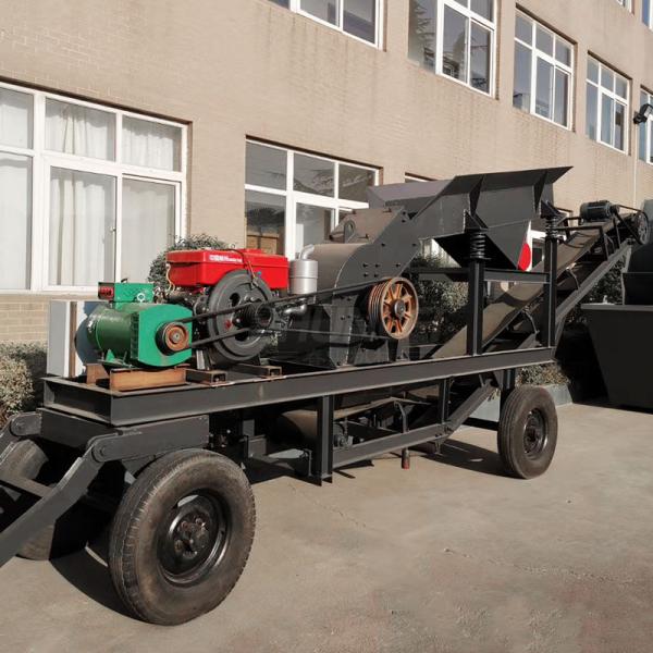 Сменяемая горная каменная дробилка мобильная дробилка молотная дробилка мощностью 50-80 тонн в час