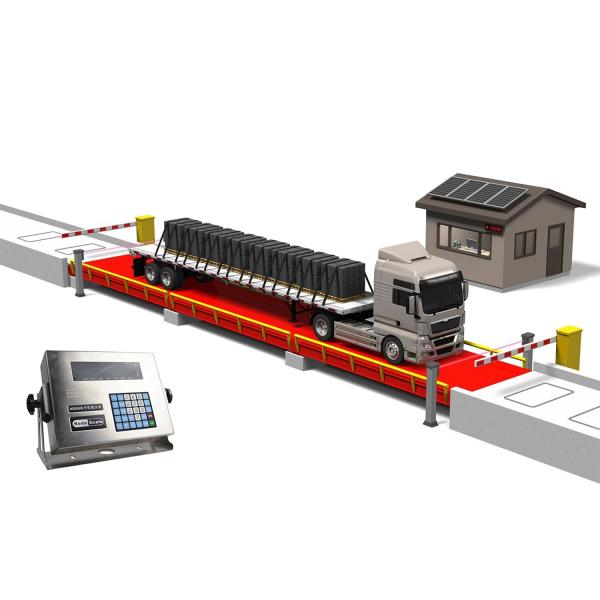 Steel Structure Lorry Vehicle Weight Scales / Electronic Truck Scale 60 Ton To 120 Ton