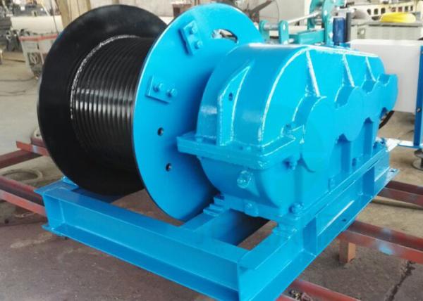 JM model 10ton steel cable winch wireless remote control for harbon