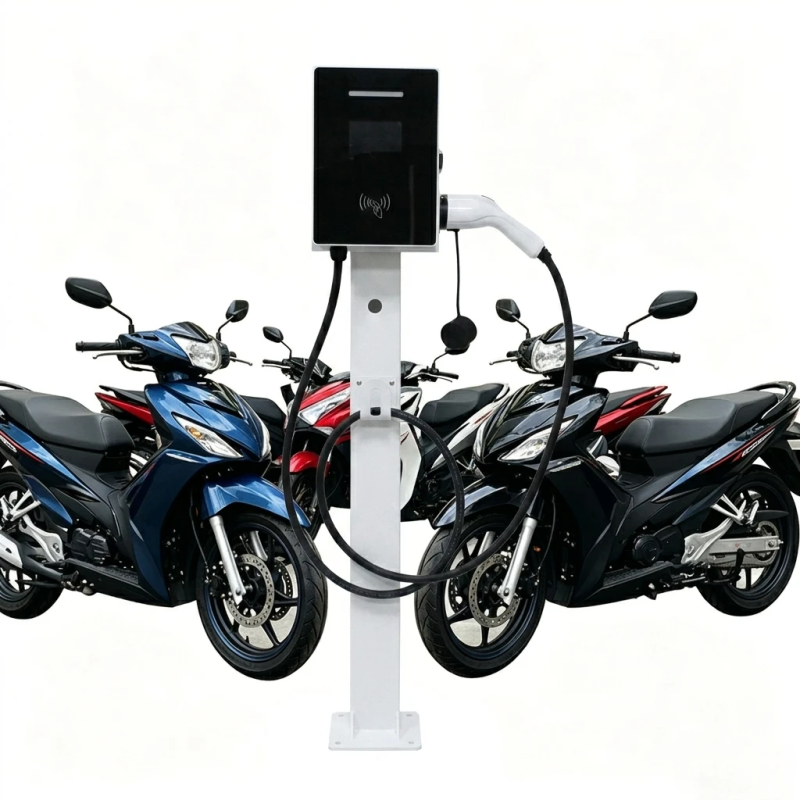 Electric Motorcycle DC Charger with 3-Minute Flash Charge Multi-Modal Smart Startup and Smart Insulation Detection