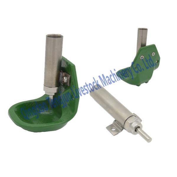 Daily Pig Water Bowl Powder Coated With Food Grade SS304 Nipple