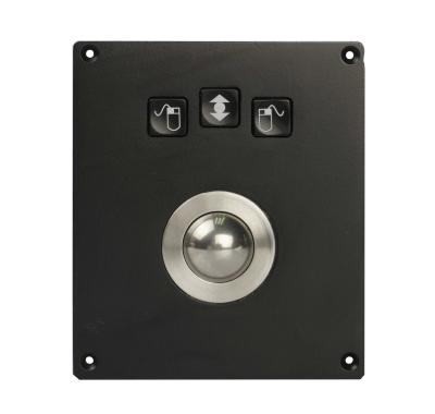 Prova do vândalo do Trackball das forças armadas do preto 25mm com resina fenólico vermelha Mechnical